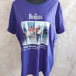 Port & Company Women's Purple The Beatles Concert T-Shirt 3XL